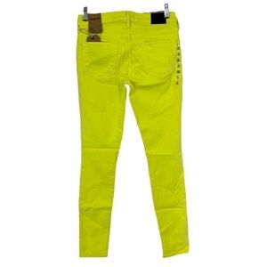 True Religion Neon Yellow Skinny Jeans